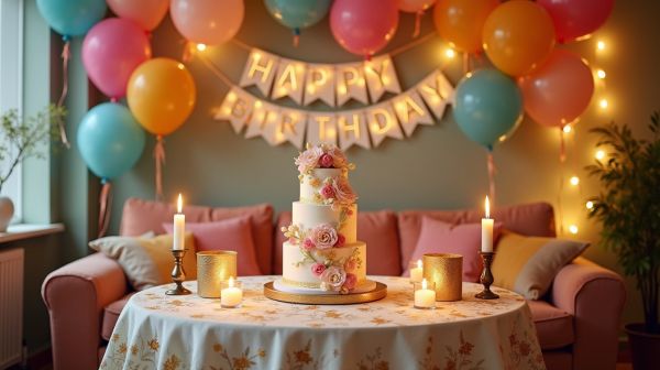 Creer ambiance festive avec la décoration d'anniversaire : idées et astuces